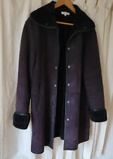 Beau Manteau femme 123 noir imitation fourrure daim XL 4 polaire chaud