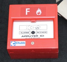 Boitier CHUBB SECURITE déclenchement alarme incendie ( BAES ( TK237 )