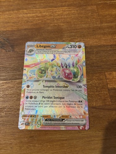 Carte pokémon libégon - pokémon, ex