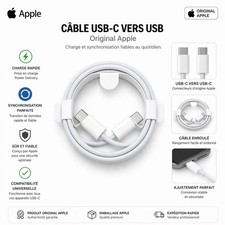Câble USB-C vers USB-C Apple