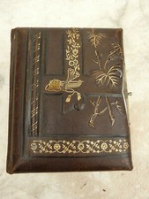 Ancien album photos cuir