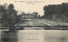 CP VOUZON CHATEAU DE CHENAY VUE DE L'ETANG