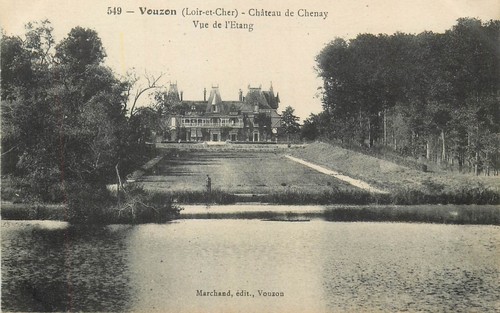 Vouzon chateau chenay - cp,