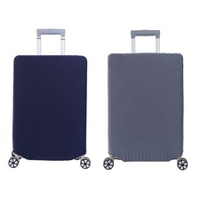 Housse De Valise En Soie De Lait Uni Protecteur De Valise De Voyage Taille S M L