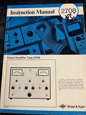 Bruel & Kjaer INSTRUCTION