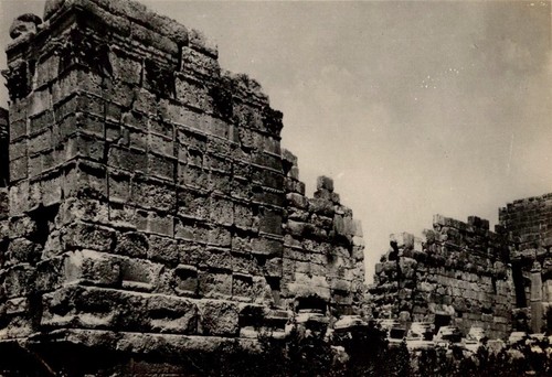 Liban baalbek ruines des - liban,, baalbek,