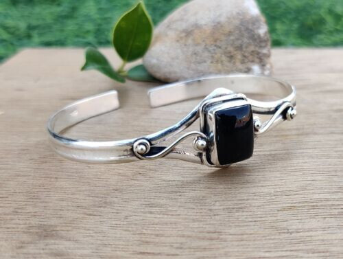 Fin onyx noir pierre - fin,