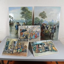 Lot de 5 plaques émaillées