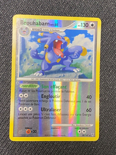 Carte pokemon brouhabam 147 - pokemon, 28/147