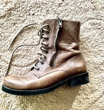 Bottines Bocage en cuir fauve