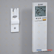 Support mural pour télécommande climatisation compatible Mitsubishi
