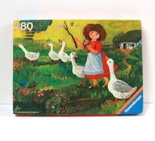Puzzle La gardeuse d'oies - 80 pièces - Ravensburger vintage 1976