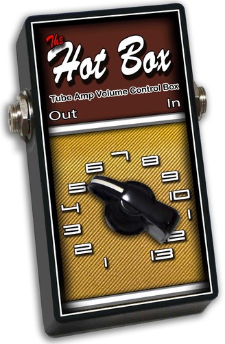 Hot box tube amp volume - box,
