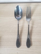 Couverts Metal Argenté Baptême Communion XXEME 60 Grammes