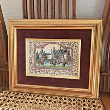 Magnifique Enluminure Signée