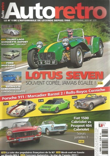Auto retro 378 - retro, lotus