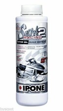Huile IPONE  2T  Snow 2 Racing  (fraise)  moto neige Spécial Injection -54°C 