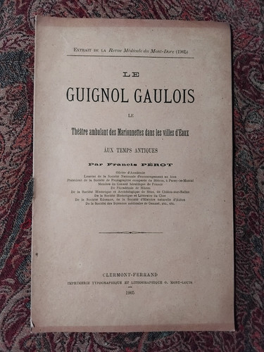 Francis pérot le guignol - –,