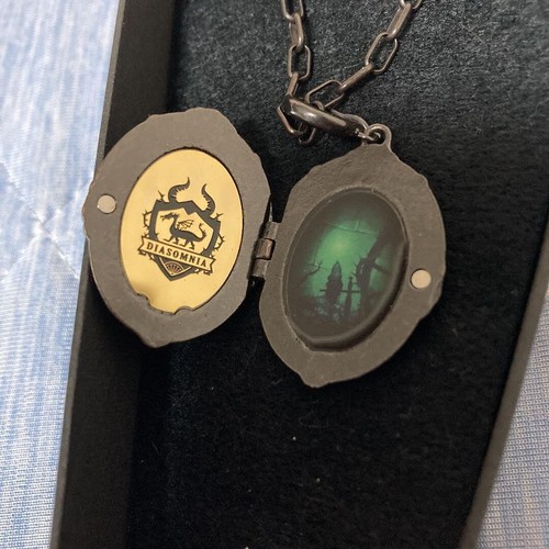 Collier fusée miroir chocolat