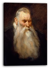 Toile/Cadres Anthony van Dyck - Tête d'étude d'un vieil homme avec une barbe bl