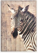 Cadre tableau toile Zèbre +