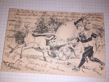 CPA ,  enfant cendrillon , écrite affranchie 1903