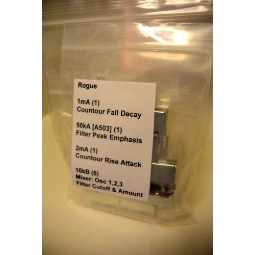 Moog rogue sliders set - moog,