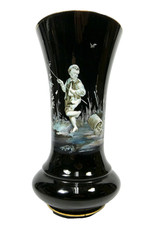 Vase Opalin Mary Gregory-Verre