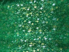 Tissu Organza ETOILES NOEL au