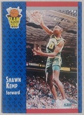 Carte NBA Shawn Kemp 1991-92 Fleer - Slam Dunk #231