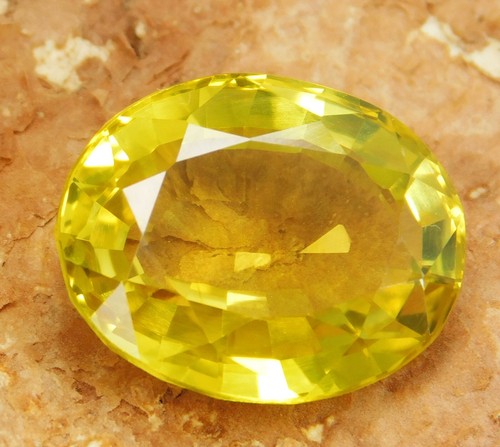Saphir jaune naturel non