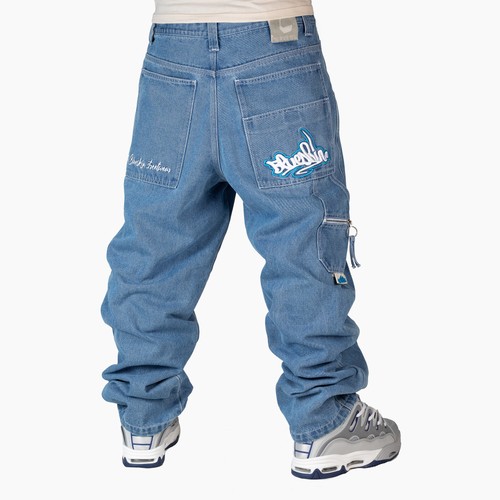 Jean baggy homme - jean,