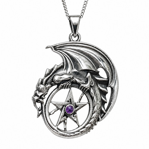Collier pendentif dragon