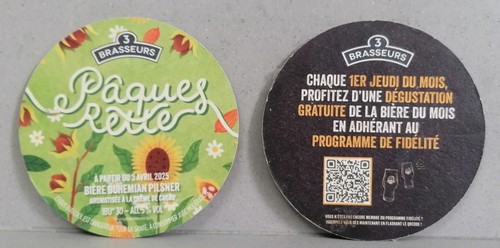 Sous bock bière brasseurs - sous, 3