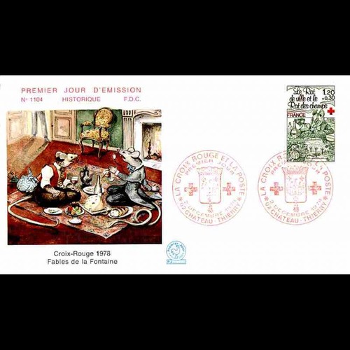 Fdc 1104 croix rouge - 1104, croix-rouge