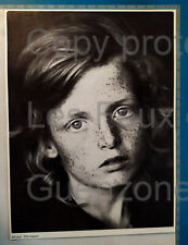 Portrait jeune fille taches de rousseurs THERSIQUEL Michel photo document cutout