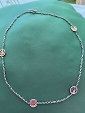 Sautoir pianegonda Argent 925 Et Or 18k, Longueur 77