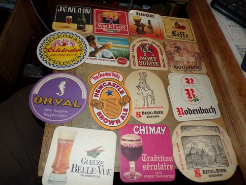 Sous bock ancien - 20, biere