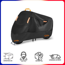 Housse Protection Moto Imperméable Résistant Universelle Extérieur