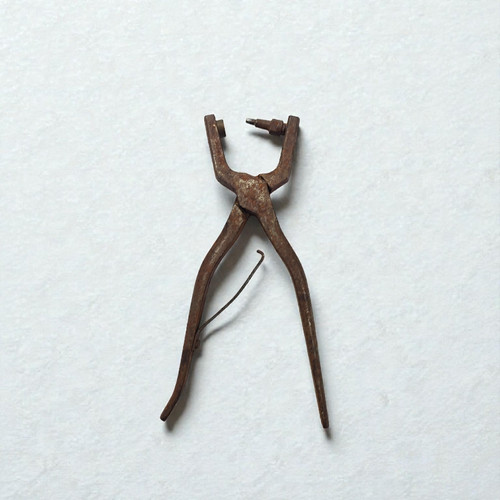 Ancienne pince rivets creux - ancienne, à