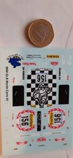 decals decalcomanie déco mini austin monte carlo 1997 1/43 promo