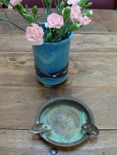 Très ancien cendrier en cuivre