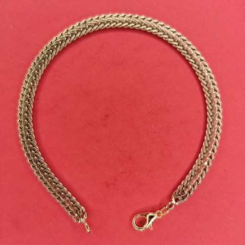 Bracelet maille ciselée - bracelet,