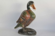Ancien Canard bois sculpté
