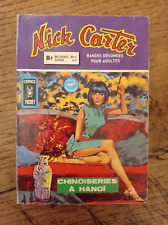 Nick Carter Chinoiseries à Hanoi bandes dessinees adultes Comics pocket 1977