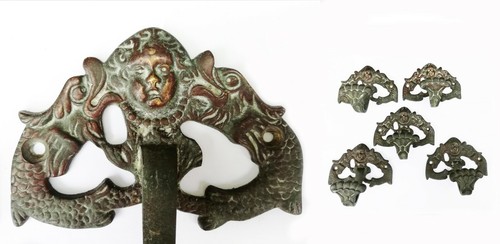 Pateres art déco en bronze - ,