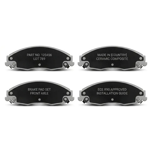 Plaquettes frein essieu - plaquettes,