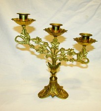 CANDELABRE D'AUTEL 3 BOUGIES