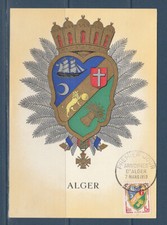 carte  1er jour  blason