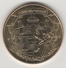A 2020 TOKEN MEDAILLE MONNAIE DE PARIS -- 77 N°23 DISNEYLAND DISNEY CARROUSEL 